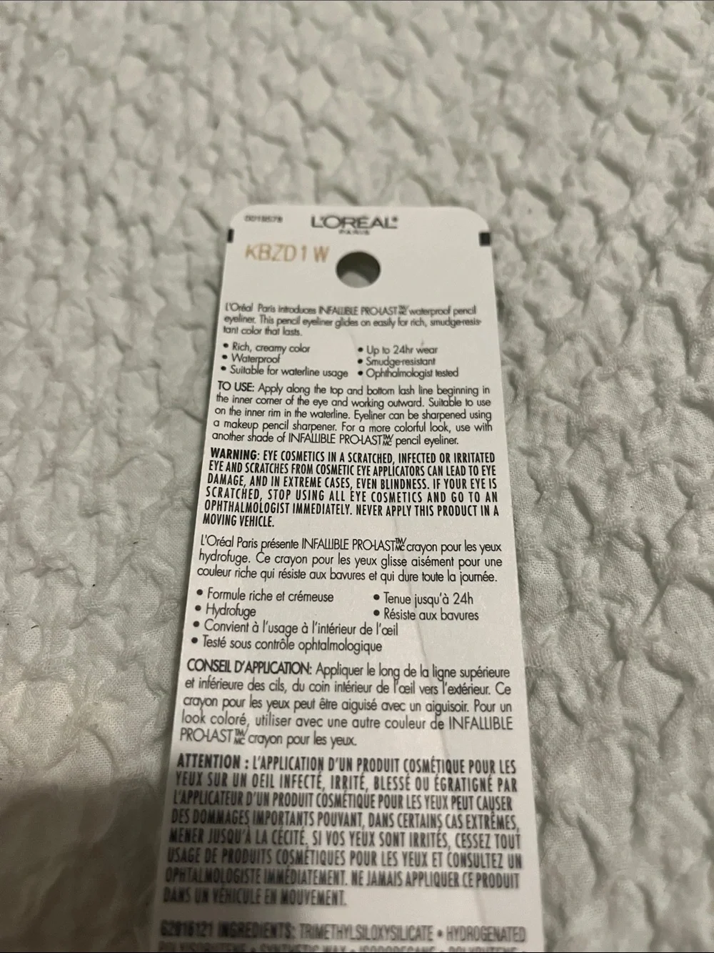 NWT L’Oréal Infallible Eyeliner 930 Black